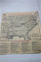 Copy of The Civil War Battlefields 13.5 x 16