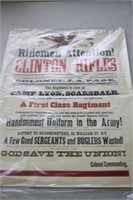 Copy of Clinton Rifles Recruiting Poster 15 x 20.5