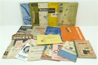 Large Lot of Vintage Manuals, Parts Catalogs,