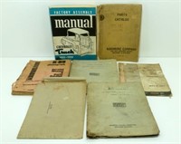 Vintage Service Manuals & Parts Catalogs & 1950's