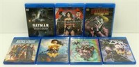 7 DC Studios Blu-Ray - Batman, Wonder Woman,
