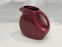 Fiestaware full size disc pitcher - Cinnabar