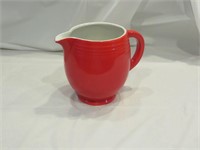 Hall China 5 band jug -Chinese  Red