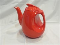 Hall China "Sundial" teapot - Chinese Red