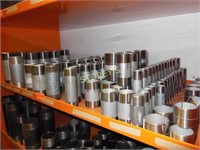 Shelf of 1.5" - 2.5" Pipe Fittings, Etc.