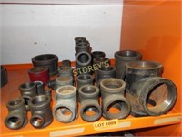 Shelf of 1" - 3" Pipe Fittings, Etc.