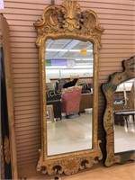 Mirror, full length, ornate racaille shell