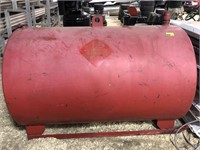 Red portable fuel tank