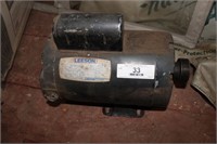 Leeson 3 Hp Electric Motor, with groove pulley