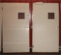 2 - 42" Entry Doors with Closers