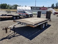 1990 Utility T/A Flatbed Trailer