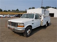 1993 Ford F350 XL S/A Enclosed Service Truck