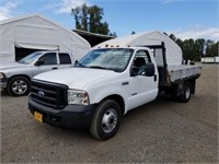 2006 Ford F350 S/A Flat Bed Truck