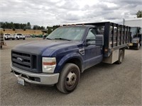 2009 Ford F-350XL S/A Flatbed Truck