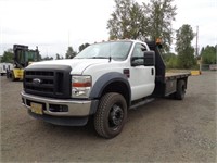 2008 Ford F-550 Dually S/A Flat Bed Truck