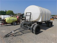Approximately 2600 Gallon Poly Tank With Trailer