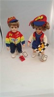 Chris and Katie NASCAR dolls