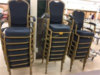 21 Stack Chairs with arms