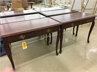 6 desks, Queen Anne, mahogany