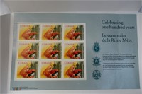 100th Birthday Queen Mother Stamp Block