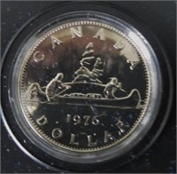 1976 CAD Voyageur Proof Dollar