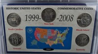 1999 - 2008 US Commemorative .25c Coin Set