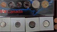 Asst. Canadian Coins.01, .05, .10, .50, 1.00