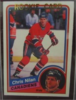 1979 Chris Nilan Canadiens Rookie Card
