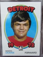 1972 Marcel Dionne Detroit Rookie Hockey Card
