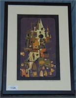 Eduardo Chavez, "Gothic Patterns" Signed Serigraph