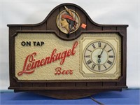 Leinenkugel Beer Lighted Sign W/ Clock
