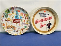 Schiltz Beer & Knickerbocker Beer Trays