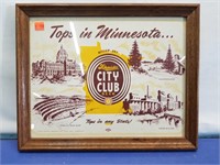 Schmidt's City Club Beer Sign