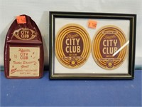 Schmidt's City Club Tin & Coasters