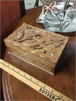 CARVED ORIENTAL PUZZLE BOX