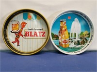 Blatz & Grain Belt Beer Trays