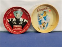 Stag & Olympia Beer Trays
