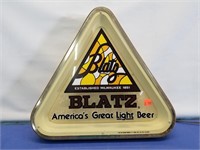 Blatz Beer Triangle  Light