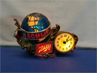 Schlitz Beer Light W/ Clock