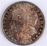 Coin 1878  Morgan Silver Dollar Almost Unc.