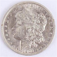 Coin 1901-P  Morgan Silver Dollar Extra Fine