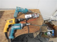 1-Makita and 1- DeWALT Dry Wall Screwdriver