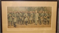 1907 W.B. MATTHEWS LITHOGRAPH ENTITLED, "LEE AND