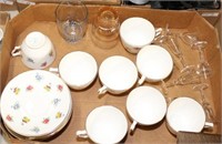 COLLECTION CHINA & GLASS INC. CUPS & SAUCERS BY