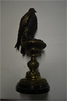 Spectacular Bronze Eagle Sculpture 18.5" Hi
