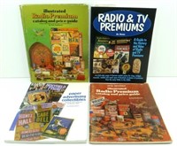 4 Collectible Books - 1 Hardcover - Paper & Radio