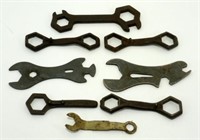 8 Antique Scythe Wrenches