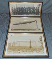 Three Original Period Zeppelin Photos.