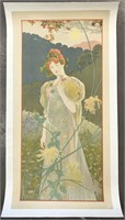 The Four Seasons / Spring 1900 Poster, by Riquer