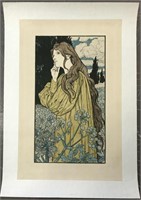 1897, "Meditation" Poster by Eugene Samuel Grasset